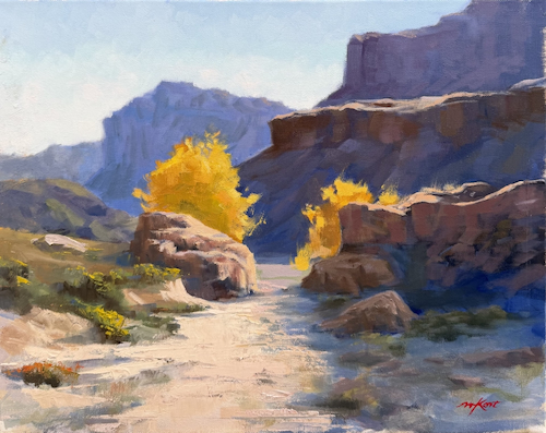 Red Rock Gate 16x20 $1050 at Hunter Wolff Gallery